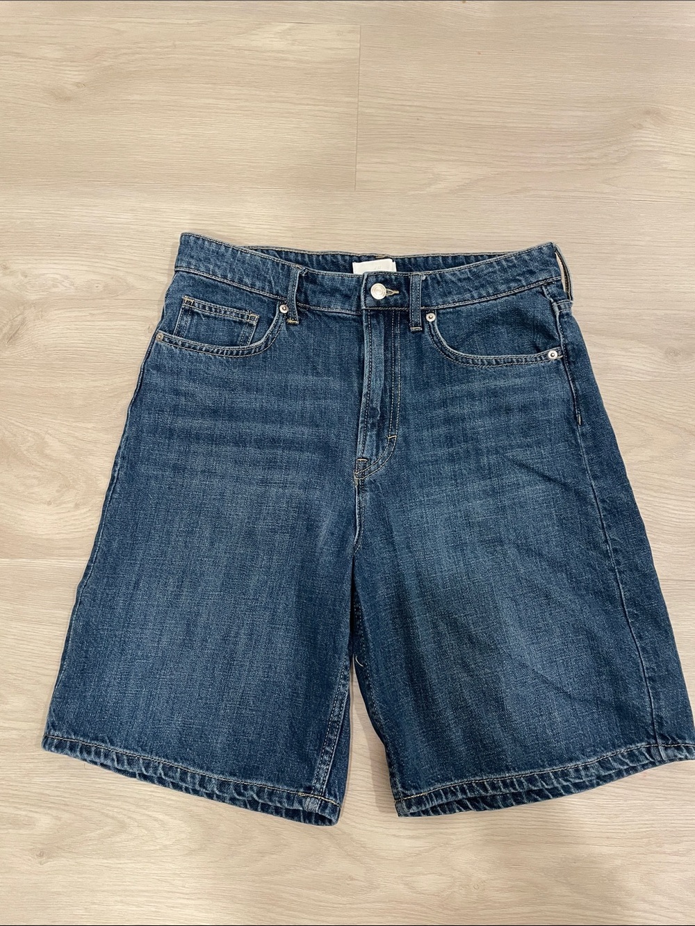 H&M Dark Blue Denim Jean Shorts